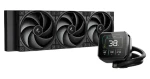 Deepcool Spartacus 360 černá / Vodní chladič CPU / 360mm radiátor / 3x 120mm ventilátor / ARGB / 3,4" IPS displej (R-SPT360-BKDSMP-G-1)