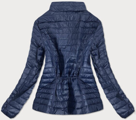 Tmavě modrá prošívaná dámská bunda se stojáčkem model 16148231 MINORITY Barva: odcienie niebieskiego, Velikost: