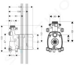 AXOR - Montážní tělesa Těleso modulu ruční sprchy 10650180