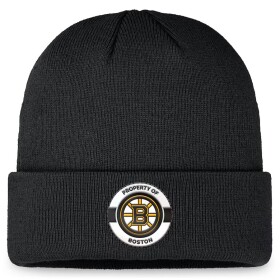 Fanatics Pánská zimní čepice Boston Bruins NHL Authentic Pro Training Camp Cuffed Knit Hat - Black