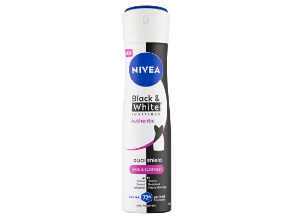 Nivea Black & White Authentic Sprej antiperspirant 150 ml