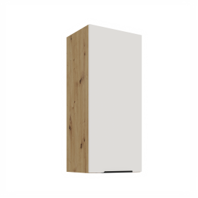 Horní skříňka Aria 40 G-90 1F Barva korpusu: Dub artisan, Barva dvířek: WH - Crystal white AFM