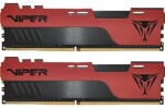 Patriot Viper Elite II 64GB (2x32GB) 3200MHz červená / DIMM / DDR4 / CL18 / Non-ECC / Unbuffered / 1.35V (PVE2464G320C8K)