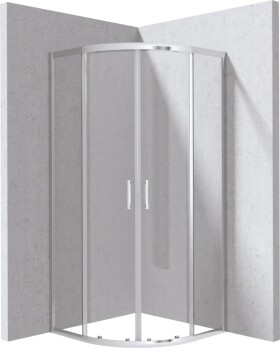 DEANTE - Funkia Evo půlkulatý sprchový kout, půlkulatý, 90x90 cm, KYP_0099P