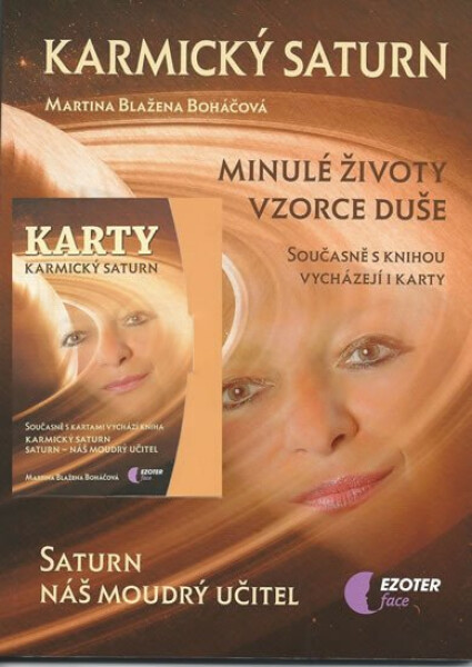Karmický Saturn (kniha karty 27 ks) Martina Blažena Boháčová