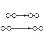 Phoenix Contact 3210610 dvojitá svorka 5.2 mm pružinová svorka modrá 50 ks
