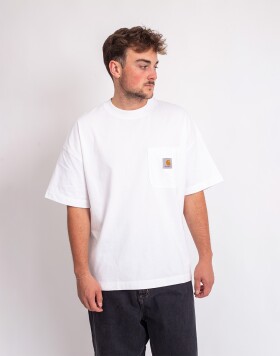Tričko Carhartt WIP S/S Work Pocket T-Shirt White