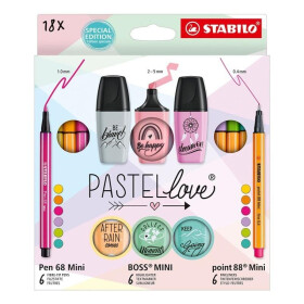 STABILO Pastellove 18 ks