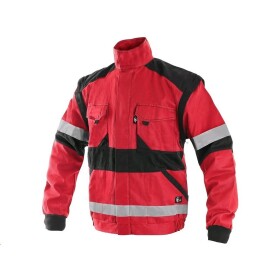 Canis CXS Blůza Luxy Bright pánská červeno-černá b1/20 CN-1010-028-260