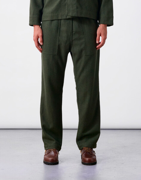 Service Works Flannel Chef Pants Forest L