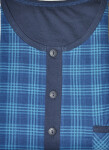 Pánské tričko Cornette 110 long/r 3XL-5XL tmavě modrá 3xl