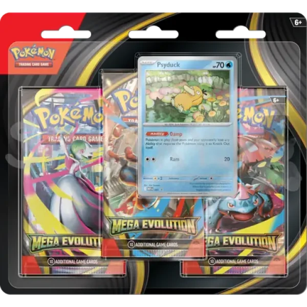 Pokémon TCG: ME01 - 3 Blister Booster - Psyduck