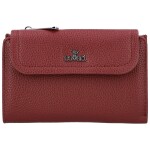 Stylová dámská koženková peněženka Coveri Deana, vínová
