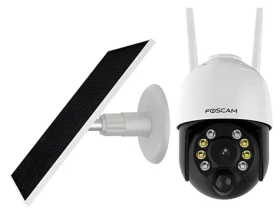 Foscam B4 / Venkovní IP kamera / Bateriová se solárním panelem / 2560 x 1440 px / Wi-Fi / IP65 / IR 10 m (B4)