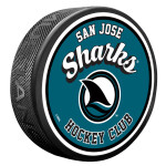 Mustang Puk San Jose Sharks NHL Retro Script
