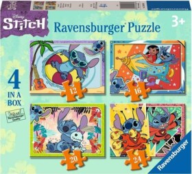 Ravensburger Disney: Stitch 4 v 1 - 12+16+20+24 dílků