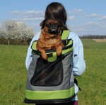 Path sportovní batoh pro psa | do 6 Kg Barva: Šedá, Dle váhy psa: do 6 kg