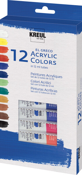 KREUL akrylové barvy el Greco 12x12 ml