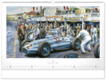 Nástěnný kalendář 2027 Notique Oldtimers – Václav Zapadlík, 64 x 42 cm