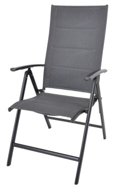 ROJA ZWC-235 zahradní polohovací křeslo hliníkové - šedá