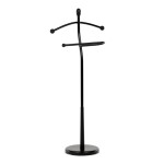 Němý sluha, výška 120 cm, masiv kaučukovník, černý, nos. 5 kg