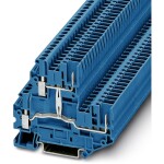 Phoenix Contact 3060487 dvojitá svorka 5.2 mm šroubovací modrá 50 ks