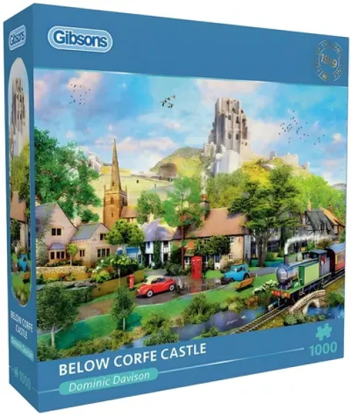GIBSONS Puzzle Pod hradem Corfe
