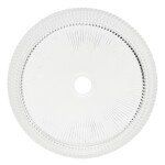 Umyvadlo na desku SAT Purity 36x36 cm čirá bez otvoru pro baterii, bez přepadu SATGLA3636PT SATGLA3636PT