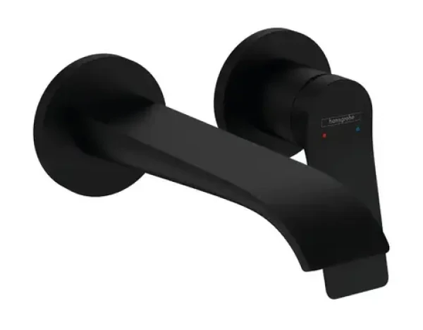 Hansgrohe Vivenis - Umyvadlová baterie pod omítku | 2-otvorová instalace | EcoSmart | matná černá (75050670)