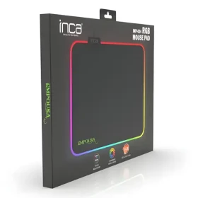 INCA IMP-024 Speed černá / Herní podložka pod myš / RGB LED / 320 x 270 x 3 mm (IMP-024)
