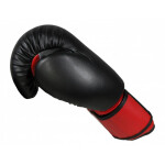 Boxerské rukavice MASTERS - RPU-2A 01152-0302 černá/červená + 6 uncí