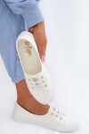 Dámské tenisky bílo-zlaté Lee Cooper LCW-26-02-4043 38
