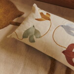 Ferm Living Povlak na polštář s výšivkou Swif Bird 40 × 60 cm, multi barva, textil