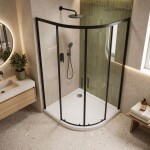 REA - Akrylátová LOOK sprchová vanička 80x80 - bílá REA-K7908