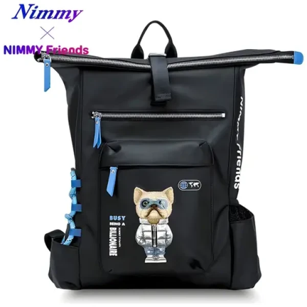 Nimmy CoolCute 2.0 Dog černá / Batoh / na notebook / silikon (N-KM-DNBB-01)
