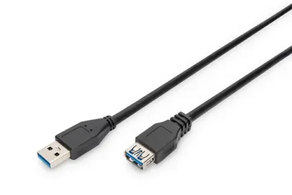Digitus černá / Prodlužovací kabel USB 3.0 A-A / 3 m (AK-300203-030-S)