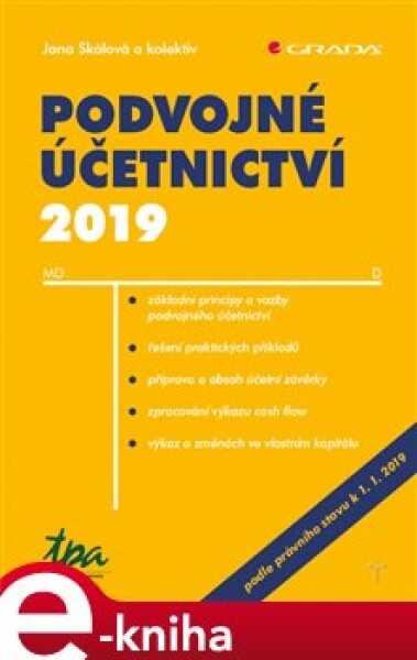 Podvojné účetnictví 2019 - Jana Skálová e-kniha