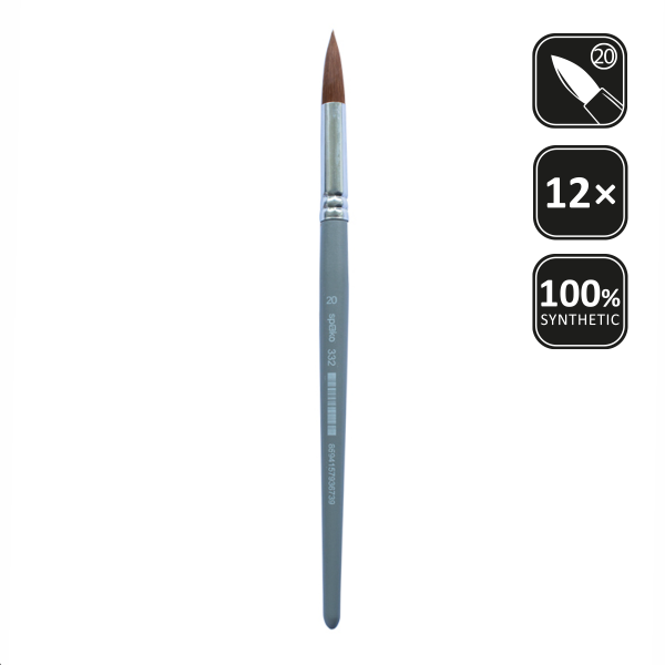 SPOKO štětec syntetický kulatý