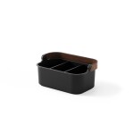 Stohovatelný organizér 28x18 cm Umbra BELLWOOD - černý/ořechový