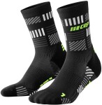 CEP Vysoké ponožky LIMITED 2024.2 dámské black/neon yellow
