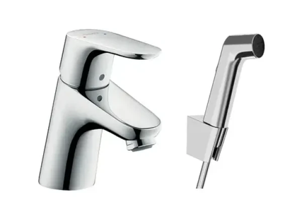 Hansgrohe - Souprava pákové baterie 70 s bidetovou sprškou a sprchovou hadicí, chrom (31926000)