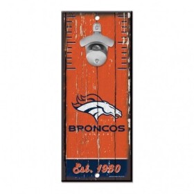 Cedule Denver Broncos NFL s otvírákem