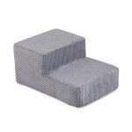 PLUSH NEST PLUSH NEST Hrací sestava s bazénem (3 prvky + bazén Ø 90 × 30 cm) s 200 míčky šedá