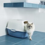 ROTHO ECO BAILEY toaleta pro kočky - modrá