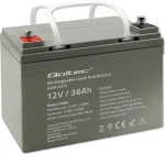 Qoltec Baterie AGM 36Ah / Baterie / 12V / max. 540A (53084)