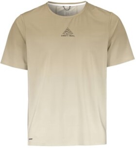 Craft Pánské běžecké triko Pro Trail SS 2 hnědá - Běžecké tričko CRAFT PRO Trail SS 2 - hnědá Velikost textilu: XL