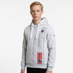 Geographical Norway Fogora DB 100 M WZ3066H/GN-Síťovaná šedá mikina s
