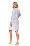 Dámský župan 1008 grey plus - Doctornap šedá 3XL