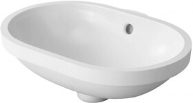 DURAVIT - Bathroom_Foster Umyvadlo zápustné 43x28 cm, s WonderGliss, alpská bílá 03364300001