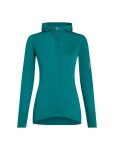 ICEBREAKER Wmns Mer 200 Realfleece Descender LS Zip H, Tidal Teal (vzorek) velikost: S